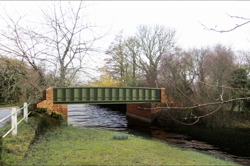 Artist impression of proposed bridge